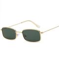New Retro Small Rectangular Sunglasses Fashion Retro Metal Frame Sun Glasses for Men Women Small Square Sunglasses Summer.
