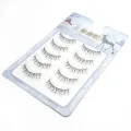 Meiliyue 723 Japanese-Style Sharpened One-Piece False Eyelashes Sheer Root Soft Natural Simulation Cross Eyelash. 