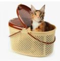 Cat carry basket dog carry basket rabbit carry basket shopping basket big basket basket. 
