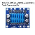 TPA3110 XH-A232 30W 30W 2.0 Dual Channel Digital Stereo Audio Power Amplifier DC 8-26V 3A TPA 3110.