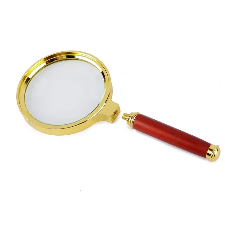 90Mm%20Gold%20Wood%20Handle%20Magnifier%20Zoom%20Magnifying%20Glass%20Lens%20-%20Magnifying%20Glass%20-%20Image%207