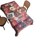 Imanqi rhyme, cotton and linen, ethnic tablecloth, coffee table, fabric, bohemian splicing, printed cover, factory direct supply.