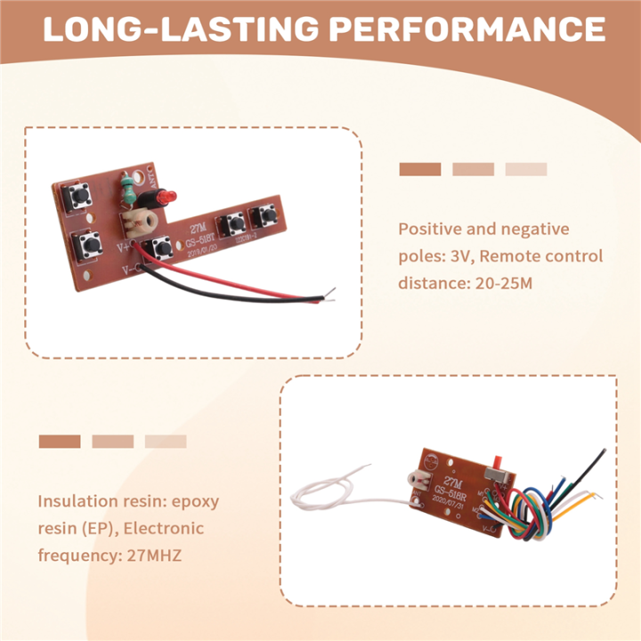 2PCS%205CH%20RC%20Remote%20Control%2027MHz%20Circuit%20PCB%20Transmitter%20and%20Receiver%20Board%20Car%20Radio%20System%20Accessories%2020-25M%20-%20Image%205