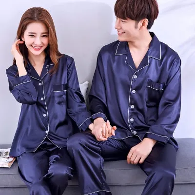 Satin%20Couple%20Pajama%20Set%20Long%20Sleeve%20Trousers%20Sleepwear%20for%20Men%20Ice%20Silk%20Pajamas%20Set%20Sleep%20Nightgown%20Casual%20Pajama%20Home%20Suit%20-%20Image%206