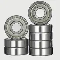 16PCS Groove Ball Bearing Double Metal Shielded 608ZZ 8 X 22 X 7 mm Fit for Skateboard Bearings, Inline Skates Etc. 