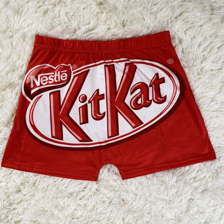 Women's%20Booty%20Shorts%20High%20Waist%20Short%20Sweatpants%20Summer%20Women%20Clothes%20Candy%20Snack%20Kitkat%20Home%20Boxer%20Shorts%20-%20Image%203