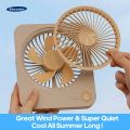 Portable USB Mini Fan Convenient And Ultra-quiet Electric Fan Rechargeable Student Small Cooling Desktop Fans Clip Ventilador.