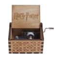 Harry Potter Music Box Engraved Wooden Music Box Interesting Toys Xmas Gift. 