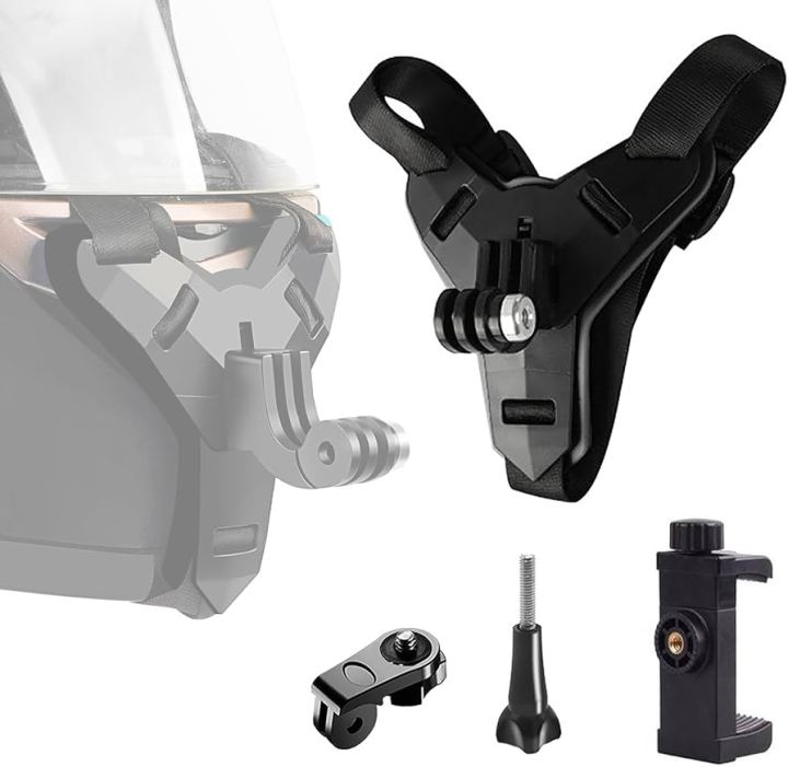 Helmet%20Mount%20with%20Phone%20holder%20Motorcycle.%20Helmet%20Stand%20for%20Action%20Camera%20and%20Mobile%20Phone-%20Blue/black%20-%20Image%203