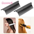 A comb makes straightening hair a breeze because it allows for more control over the hair while using the styling tool. The comb glides over the hair to smooth it out.. 