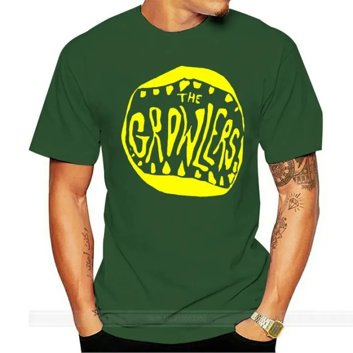 Hot The Growlers Metal Band Los Growlers Men's Black T-Shirt Size S-3XLknitted comfortable fabric