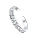 Luxury 925 Sterling Silver Toe Rings For Women Zircon Fine Jewelry Toe Ring Silver CZ Toe Ring. 