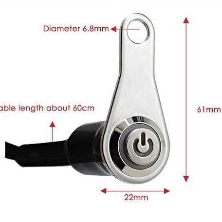 Waterproof On-Off Clam Switch Led For Motorcycle | Daraz.com.bd