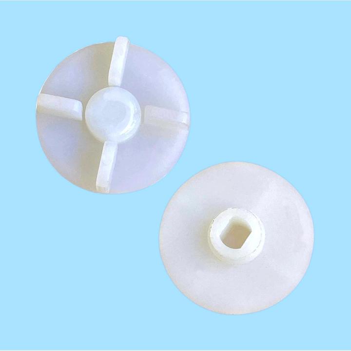 White Plastic Mixer Grinder Motor Coupler - 1Piece - Induction Cooker