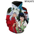New Sweatshirts Anime Inway Pullover Long Sleeve 3D Printed Men Women Children Hoodies Streetwear Boy Girl Kid Casual Tops.