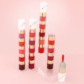 5-color matte non-stick bamboo lip gloss waterproof long-lasting lipstick. 