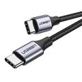 UGREEN US261 USB-C to USB-C PD 3A Max 60W Braided Fast Charging Cable.