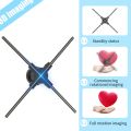 F60 3D Hologram Projector Advertising Display Fan Wall ounted Player 3D Naked Eye. 