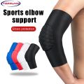 【Alizeker Mall】Elbow Compression Sleeve Sports Arm Forearm Brace Support Honeycomb Pad Basketball Cycling Arm Sleeve. 