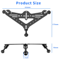 Diving Tray Video Triangle Stabilizer Gimbal Tripod Three-Legged Pan/Tilt Bracket Aluminum Alloy SLR Camera Underwater Photography Light Stand Base.