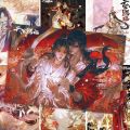 8 Pcs/Set Anime Heaven Official's Blessing Paper Poster Tian Guan Ci Fu Anime Wall Stickers Wallpaper Fans Collection Gift.