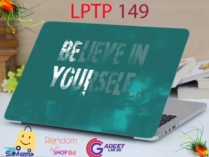 LS%20-%20149%20Believe%20In%20Yourself%20Laptop%20Sticker%20Vinyl%20Paper%20Waterproof%20%20Laptop%20Sticker%20for%20laptop%20Back%20Side%20Decoration%20-%20Image%202