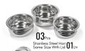 Stainless Steel Hari/Induction Friendly Hari Set with Lid / Cooking Mini Hari -1000 ml. 