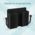 1pcs Wall Mounted Organizer Storage Box Remote Control Mounted Mobile Phone Plug Wall Holder Charging Multifunction Holder Stand. 