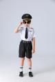 Children, captains, male uniforms, flight attendants, professional female pilots, kindergarten, aviation performances, cosplay, dance costumes. 