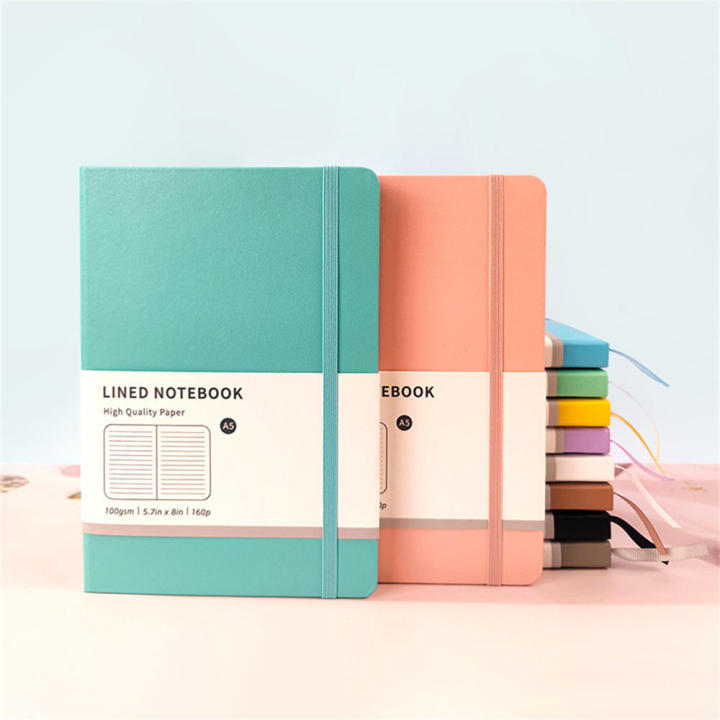 Durable Student Stationery Stylish A5 Notebooks Student Stationery Supplies Office Supplies Macaron Color A5 Tied Notebook