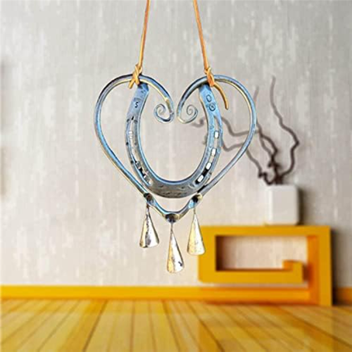 1%20Piece%20Lucky%20Love%20Wind%20Chime%20Metal%20Heart-Shaped%20Horseshoe%20Wind%20Chimes%20Garden%20Home%20Decoration%20-%20Image%207