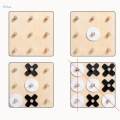 Wood Tic TAC Toe Puzzle Board Games Party Favors Sorting Toy Educational.