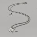 Stainless Steel Necklaces Long Feathers Hip Hop Pendant Chain Choker Charm Fashion Necklace for Men Jewelry Party Friends Gift. 