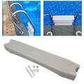 Pool Ladder Step, Above Ground and Ground Pool Entry Replacement Ladder Rung Steps Swimming Pool Ladder Rung Steps.