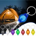 Keychain LED Flashlight Outdoor Emergency Keychain Light LED Key Ring Light Torch Multicolor Key Ring Flashlight Keychain Light for Camping,. 