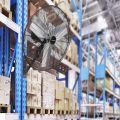 30 Inch Industrial Oscillating Wall Mount Fan 9500CFM,Heavy Duty Metal,High Velocity,2 Speed,Black.