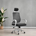 FF-EC-07SS (Black&White) Smart Office Executive Chair (V-Mesh). 