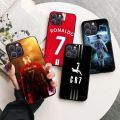 DS-81 Football Superstar R-Ronaldo CR7 Print Flexible TPU Case for iPhone 5 5S 6 6S SE X XS XR 7 8 Plus Max. 