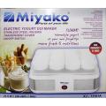 Miyako XJ-11101 Electric Doi Maker Automatic Yogurt Maker with 12 Glass Jar with Lid. 