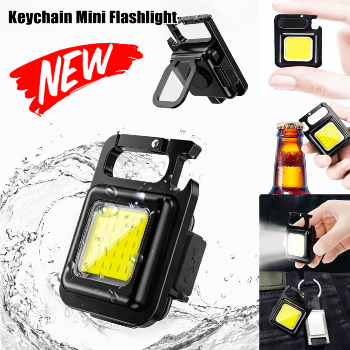 COB%20Rechargeable%20Keychain%20Light%20Multifunction%20Mini%20LED%20Flashlight%20Portable%20USB%20Rechargeable%20Work%20Light%20With%20Magnet%20Bottle%20Opener%20And%20Carabiner%20Clip%20-%20Image%202
