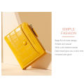 David Jones Paris Crocodile Pattern PU Leather Wallet Card Holder Organiser for Women and Gilrs.