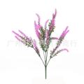 Wholesale Simulation Wheat5Fork Lavender Artificial Flower Plastic Flowers Artificial Fake Flower Small Handle Bunch Home Wedding Decoration.