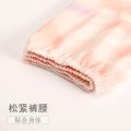 New Three-Piece Set Pajamas Women's Summer Cotton Shorts Trousers Casual Summer Can Be Worn outside Solid Color Homewear.