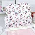 KT Cat Flip Pain Design Feeling Small and Unique Pencil Box Stationery Large Capacity Cute Cartoon Storage Bag for Women. 