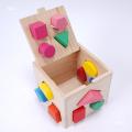 Shape matching teaching aids for early childhood education, geometric boxes, Montessori toys, thirteen hole shapes, cognitive building blocks, intelligence boxes.