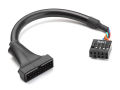 USB 3.0 19 Pin Motherboard Male to 9 Pin Female Cable Adapter Compatible with USB 2.0 Mother Boards Devices USB Cable.