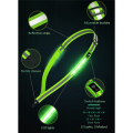 LED Reflective Belt Walking Gear,Safety Light for Walkers Night,Green. 