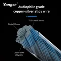 YONGSE Y01 TypeC Light-ning to 3.5mm/4.4mm Chip CX31993 CX31988 C100 Earphone Amplifie Digital Decoder Cable OTG DAC Adapter. 