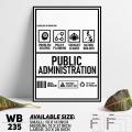 Funny Public Administration Parody Wall Decor Wall Canvas For Wall Decoration Wall Art - WB235 - Sticker Buster - Minimalistic Sophistication.