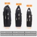 OYIXINGER Large Capacity Business Men Briefcase Bag For HP DELL ACER ASUS 14. 